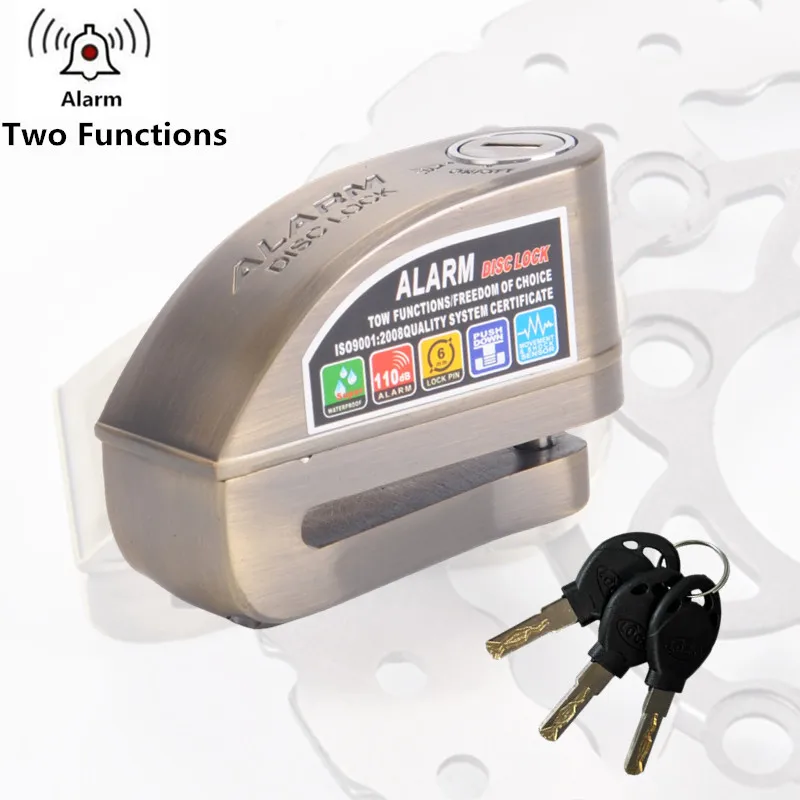 motorcycle disc brake lock Falante Motorcycle Disc Brake Alarm Lock difunctional Bicycle Motor Bicycle Scooter Anti-theft Wheel Disc Brake Lock waterproof