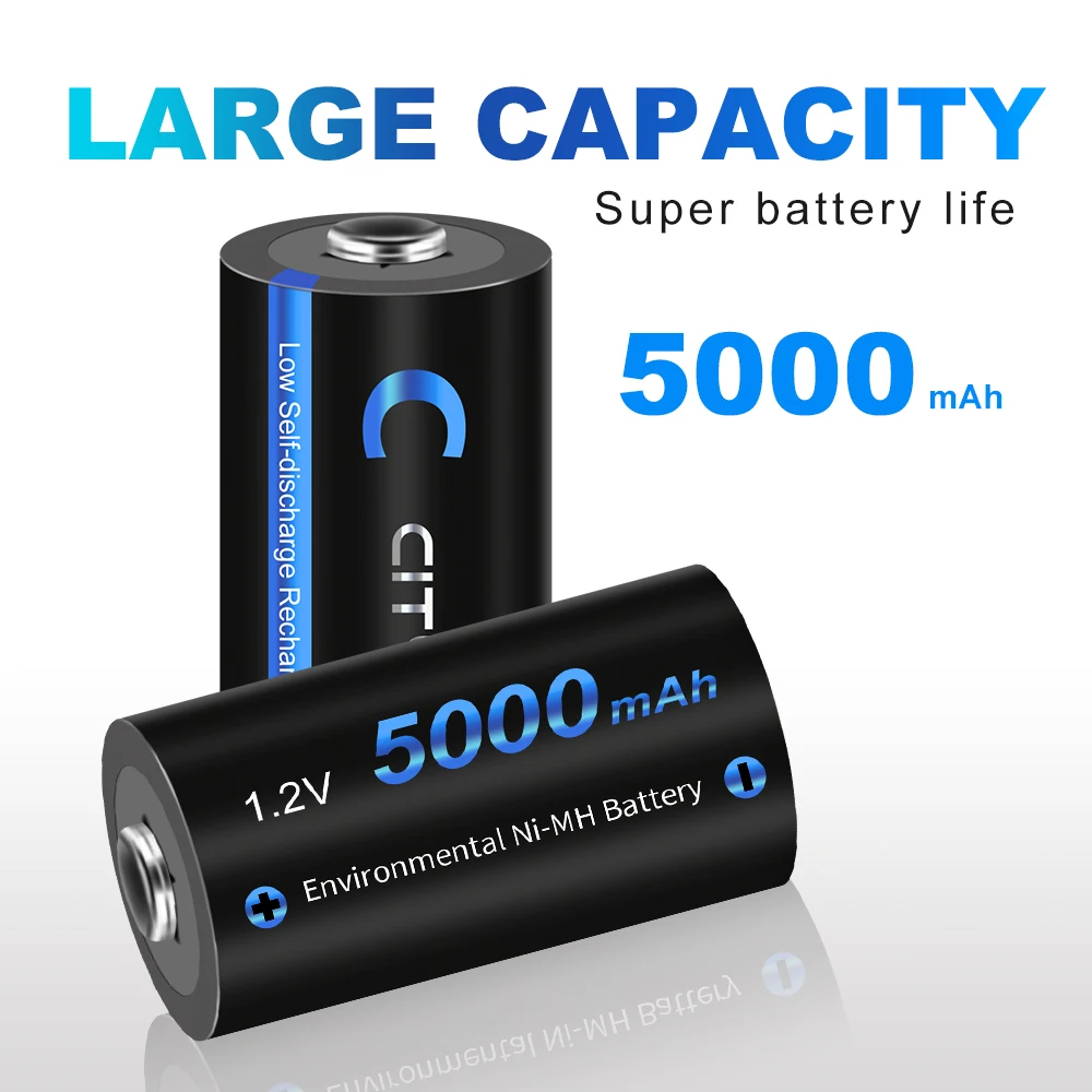 Rechargeable c battery kit best sale