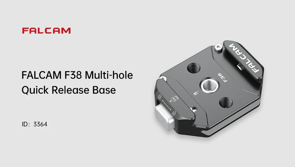 F38 Multi-Hole Quick Release System Plate Universal DSLR Camera Gimbal Arca Swis