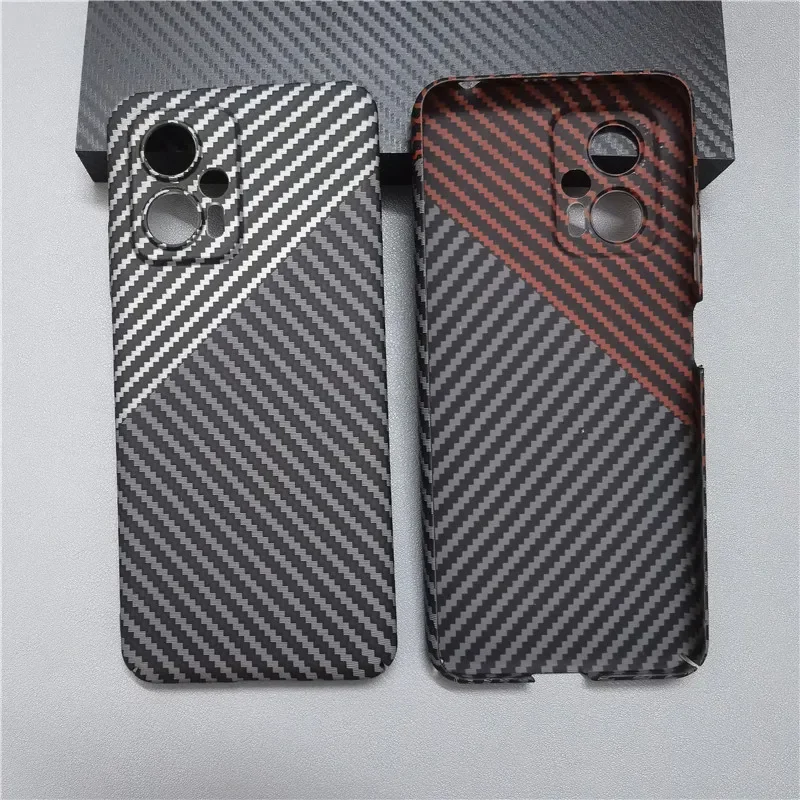 Carbon Fiber Slim Protective Phone Case - Hard Back Cover Shell