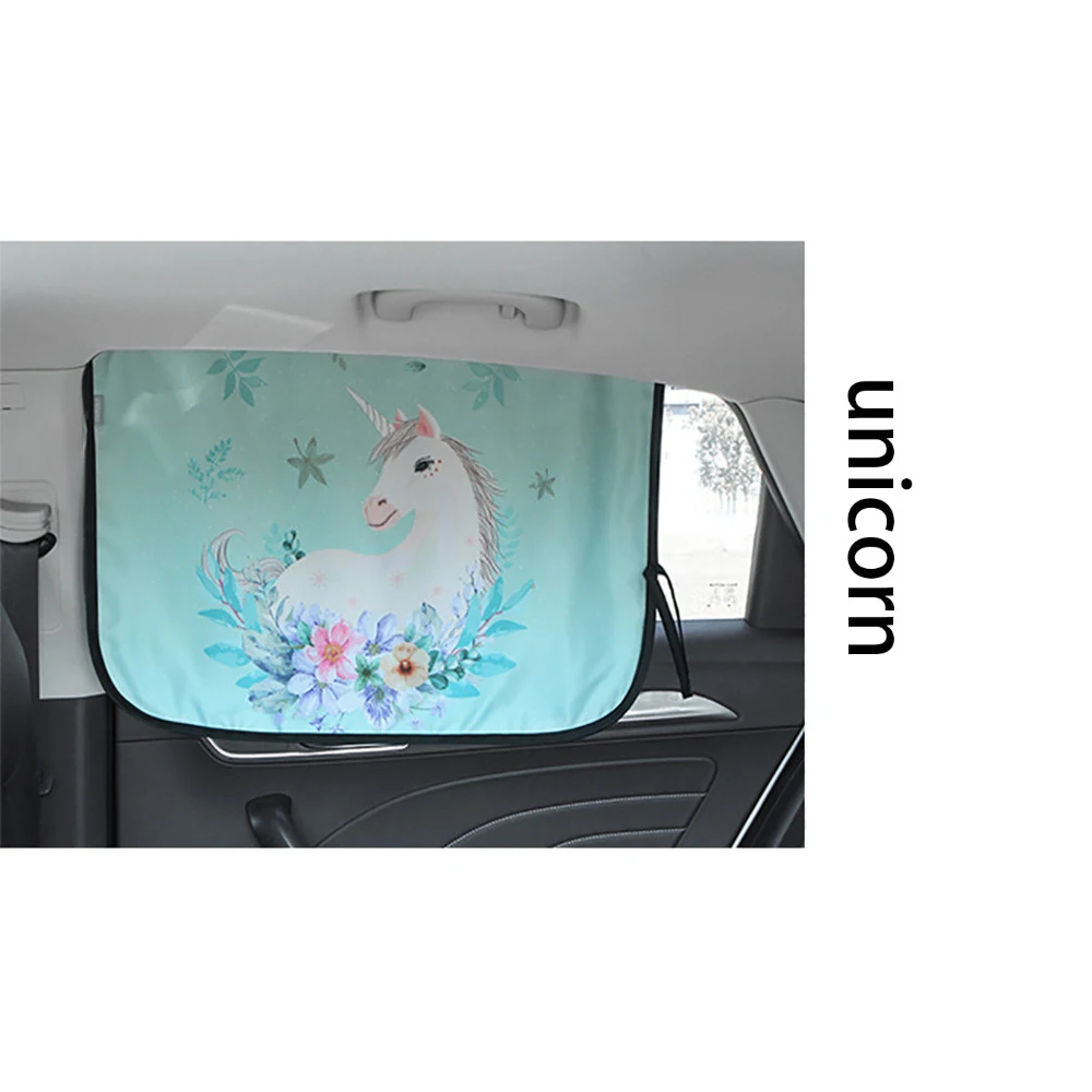

Magnetic Curtain In The Car Window Sunshade Cover Cartoon Universal Side Window Sunshade UV Protection For Kid Baby Children