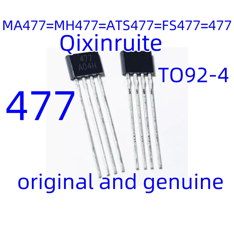 Qixinruite Nuovissimo Originale 477 To92-4 Elemento Hall Ma477 = Mh477 = Ats477 = Fs477 = 477 Sensore Hall Ventola Singleturn
