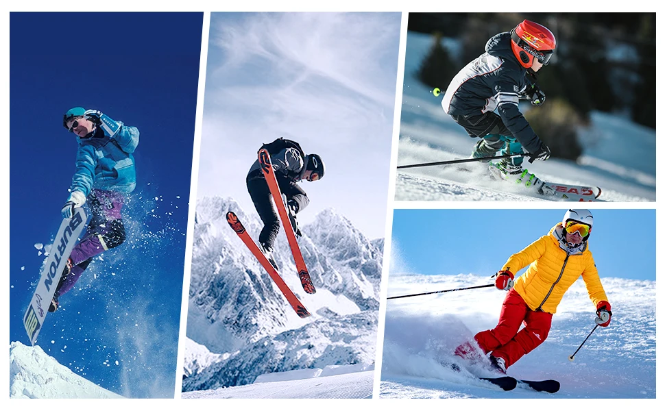 YUEDGE Breathable Thick Cushion Knee High Winter Sports Snowboarding Skiing Socks Winter Warm Thermal Socks(2Pairs/Packs) 37-45
