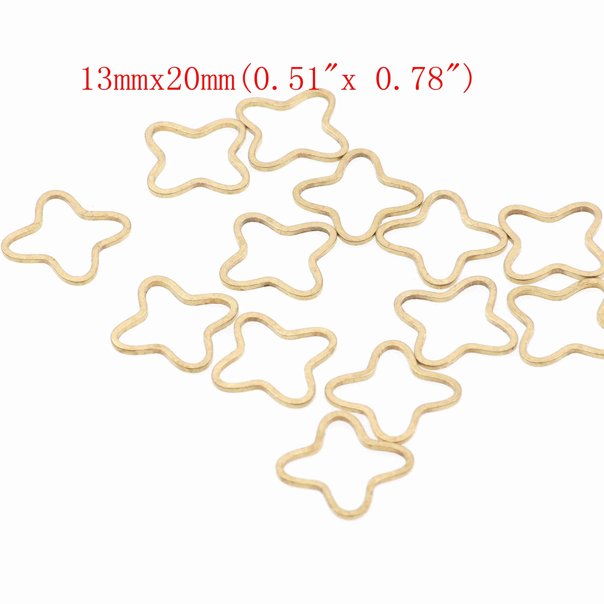 Roh gehämmerte Messing-Charms, Geometrie-Stecker, Zubehör für DIY-Ohrringe, Halskette, Armband, DIY-Herstellung, Schmuckzubehör – Detail 29