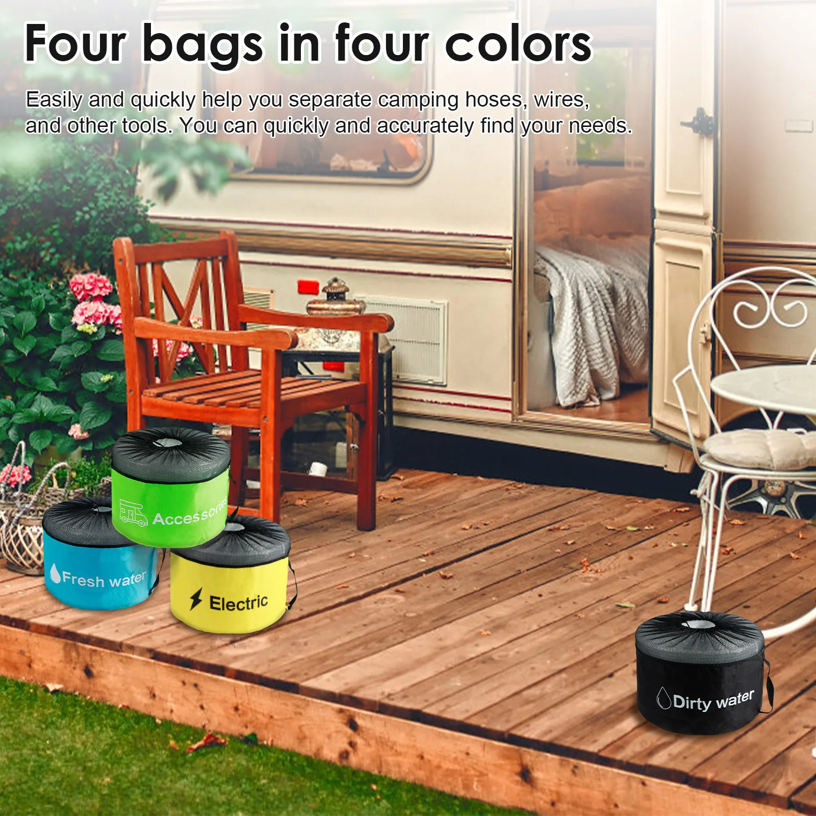 Camco Borsa portaoggetti per attrezzature camper con