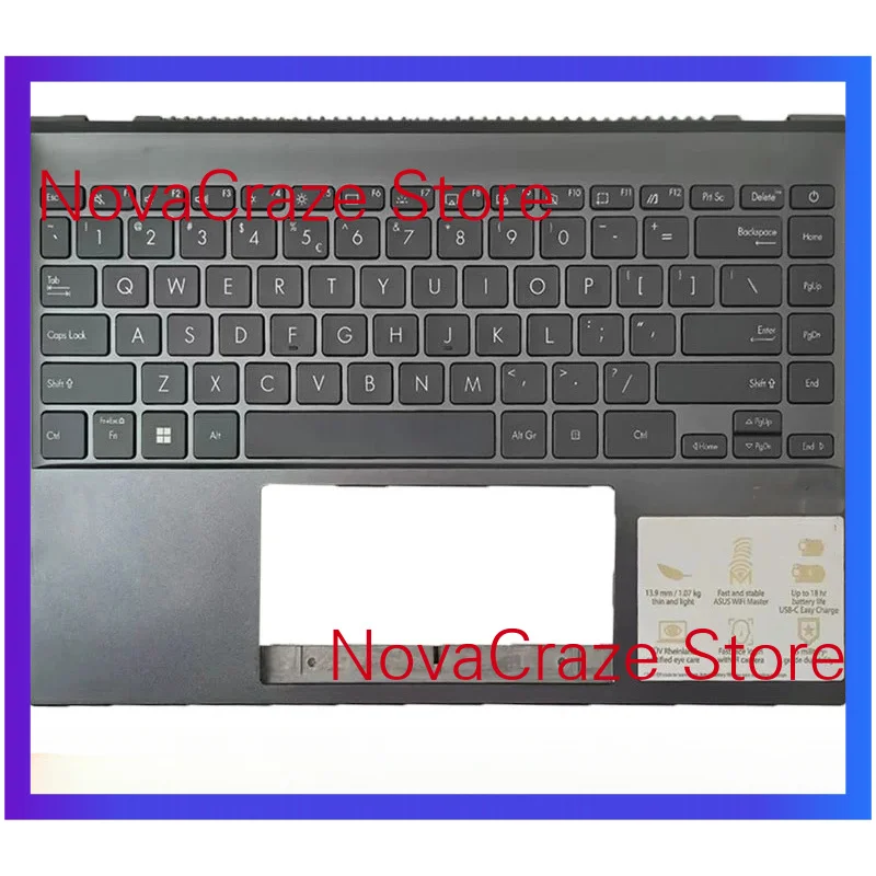 Premium Laptop Case with US Backlit Keyboard, Palmrest Upper Cover, Like New (Used)