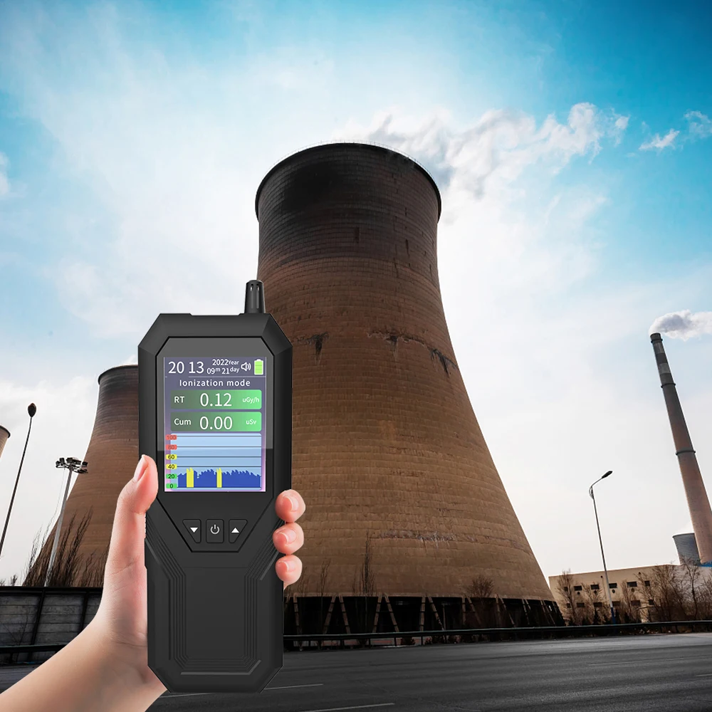 DM157 Handheld Nuclear Radiation Detector Geiger Counter Personal Dosimeter EMF Meter X Y &beta; Ray Electromagnetic Radiation Tester