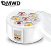 DMWD Fully Automatic Yogurt Maker 1.5L Stainless steel liner Thermostatic Rice wine Enzyme Natto Fermenter With Sealed glass cup 1