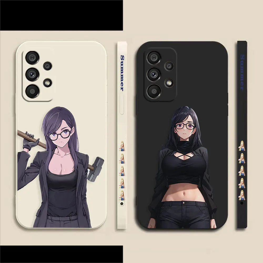 

Hizuru Minakata Phone Case For Samsung A91 A14 A73 A72 A71 A53 A52 A51 A42 A33 A32 A23 A22 A21S A22S 4G 5G Case Funda Shell Capa
