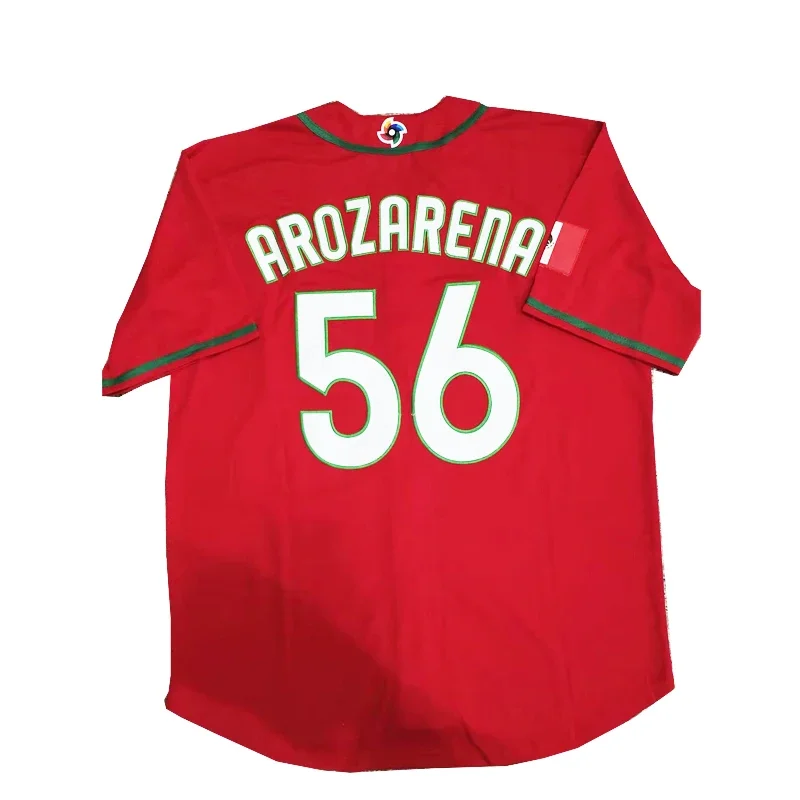 Mexico 7 Urias 34 56 AROZARENA jersey Baseball jerseys Sewing Embroidery Outdoor sportswear world Champion White Red
