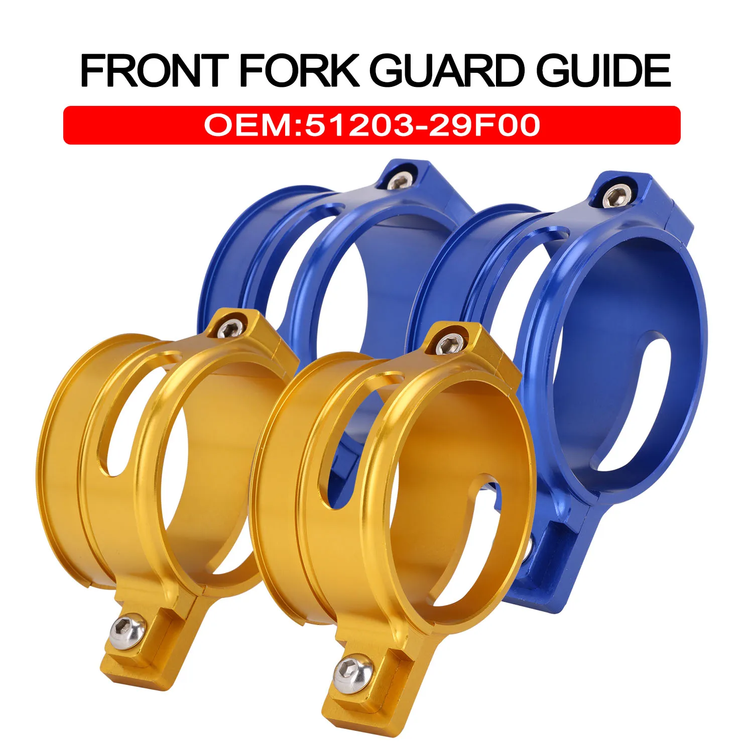 MotorcycleFrontForkGuardGuideSteeringDamperBracketSupport