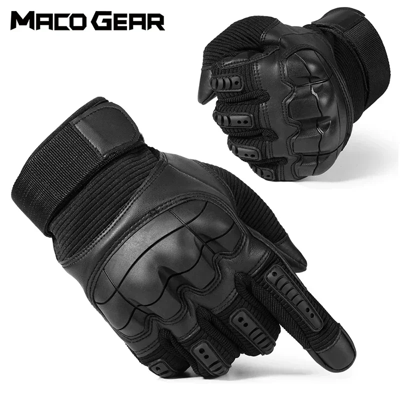 Touch Screen Tactical PU Leather Gloves for Combat Airsoft Sports Cycling Paintball Hunting Shooting Men, motorcycle gloves,touch screen gloves,bicycle gloves,shooting gloves