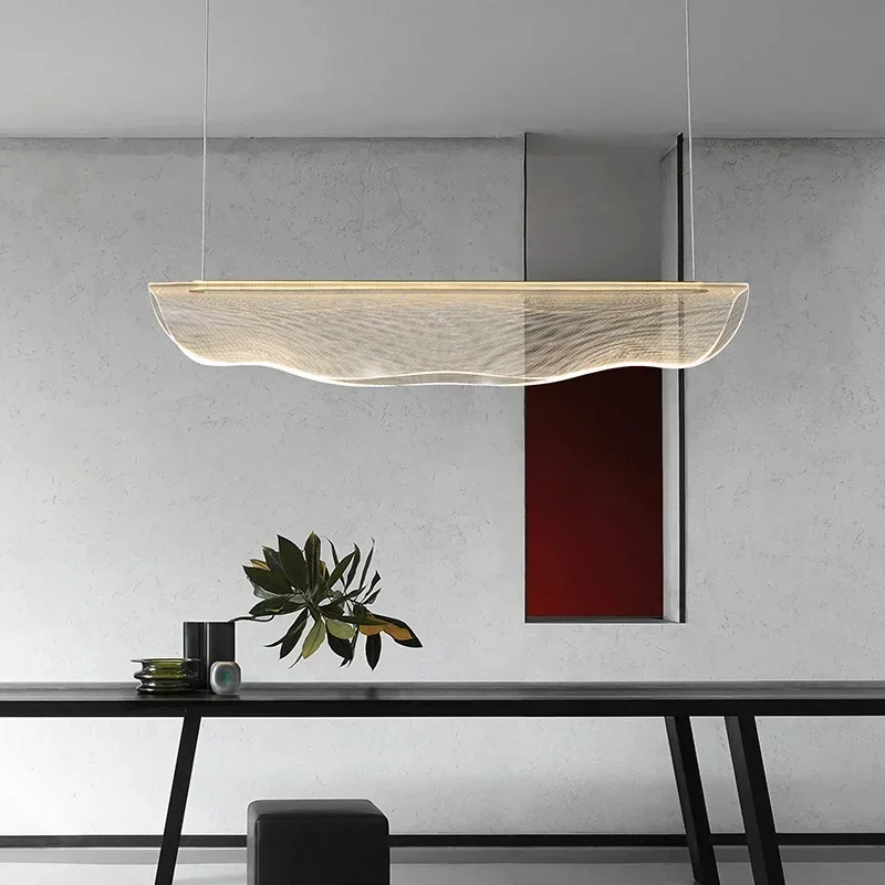 Modern Minimalist LED Acrylic Chandelier Living Room Dining Room Dining Table Kitchen Home Decoration Chandelier
