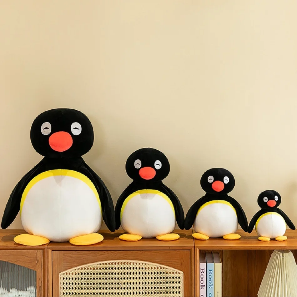 Pingu Plush Toys Doll Cute Anime Figure Desktop Ornaments