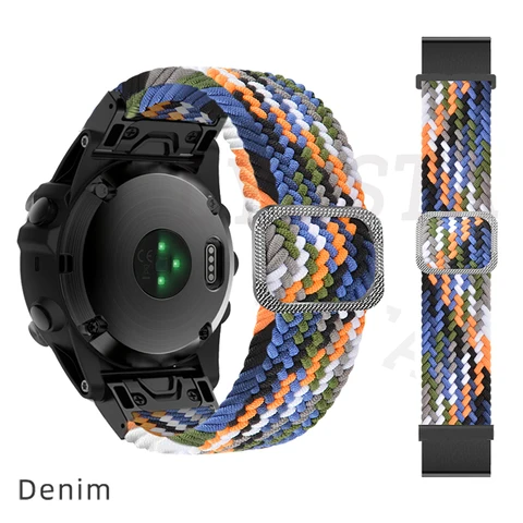 Smart Watch Band For Garmin Fenix 6 6Pro 5 5Plus 7 Descent Mk2S Easyfit Braided Strap For MARQ Series Watchband Accessories