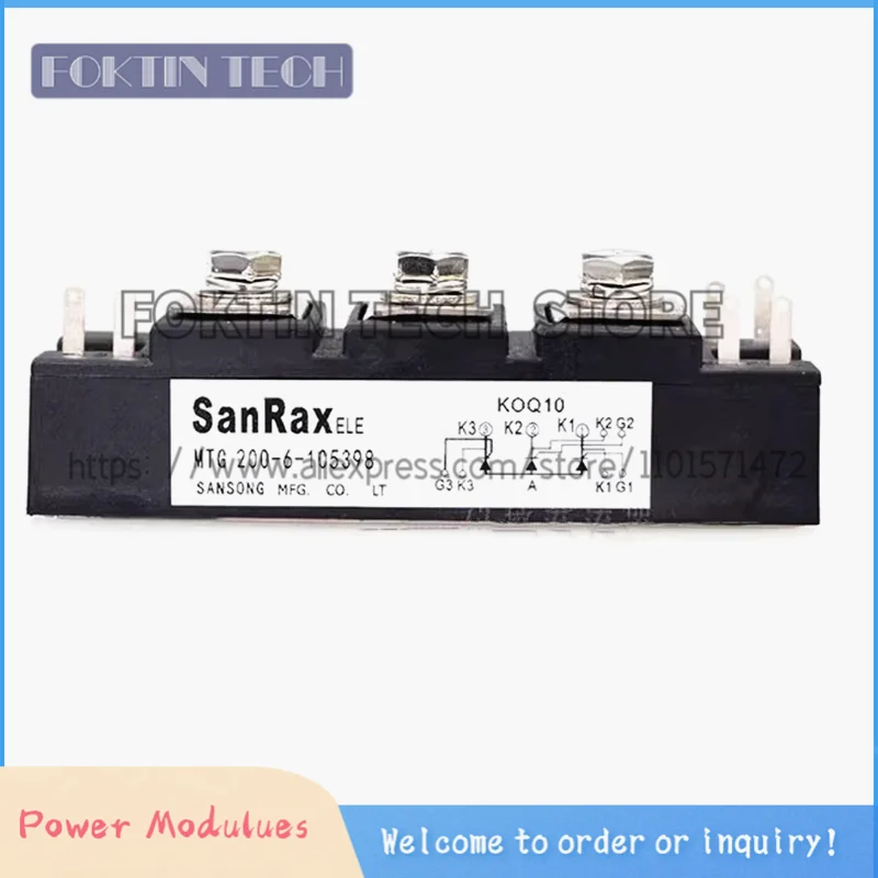 

MTG 200-06 MTG200-6 MTG200A800V 1600V New Original Module