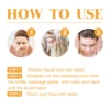 Facial Cleanser Clear Clogged Pores Remove Blackheads Face Wash Deep Cleansing Facial Skin Whitening Moisturizing Oil Control 5