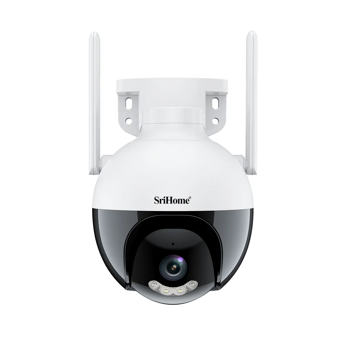 SriHome 야외 감시 카메라, AI 인간 추적, 와이파이 IP 카메라, 야간 투시경, PTZ CCTV 보안 모니터, 오디오 카메라, SH045