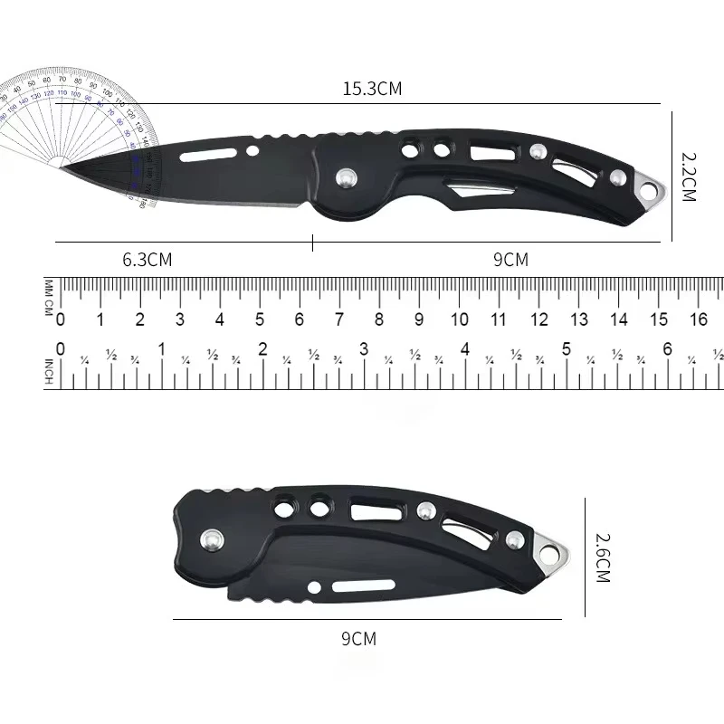 Folding Knife Stainless Steel Survival Hunting Camping Fishing Portable Fruit Carrying Outdoor Tools Survival Hand Tools folding knife