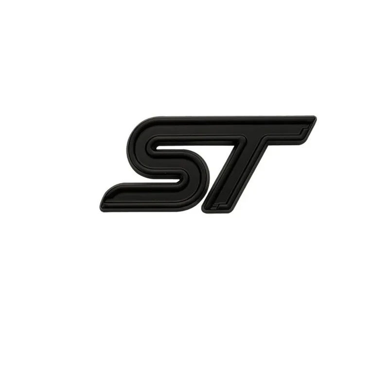 3D Metal ST Logo Car Steering Wheel Emblem Sticker Accessories