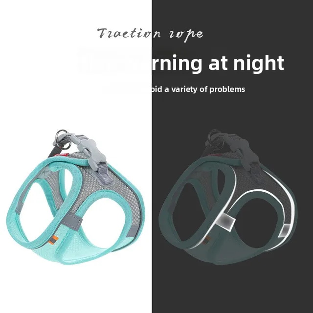 Pet Outing Leash for Small and Medium-sized Dogs, High-quality Reflective Dog Leash on The Chest and Back, Cat Leash 3