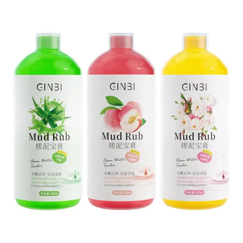

Natural Body Scrub Moisturizing Natural Body Exfoliant Skin Scrub 350ml Deep Cleansing Body Polish Scrub Peeling Exfoliator