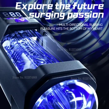 Powerful Vibrating Automatic Masturbator Cup Male Masturbator Sex Machine Vagina Pocket Pussy Blowjob 18 Toy Masturbation