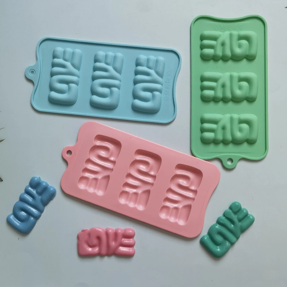 Silicone Chocolate Bar Mold Silicone cake decoration Chocolate baking