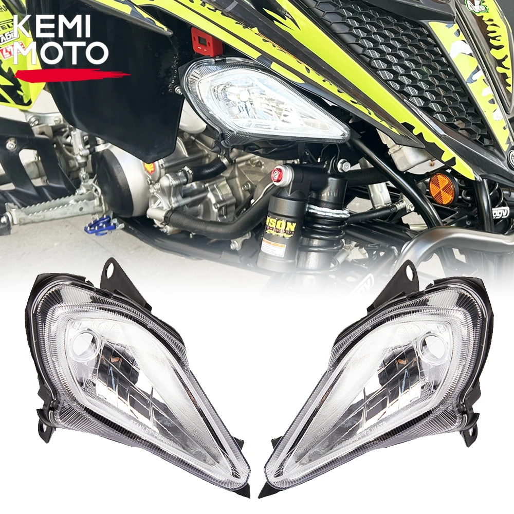 KEMIMOTO Headlight Shell Light Bulbs Compatible with Yamaha Raptor 700
