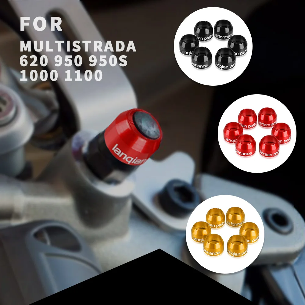 

Алюминиевые аксессуары для мотоциклов с ЧПУ, универсальная заготовка, комплект крышек клапана для Ducati MULTISTRADA 620 950 950S 1000 1100