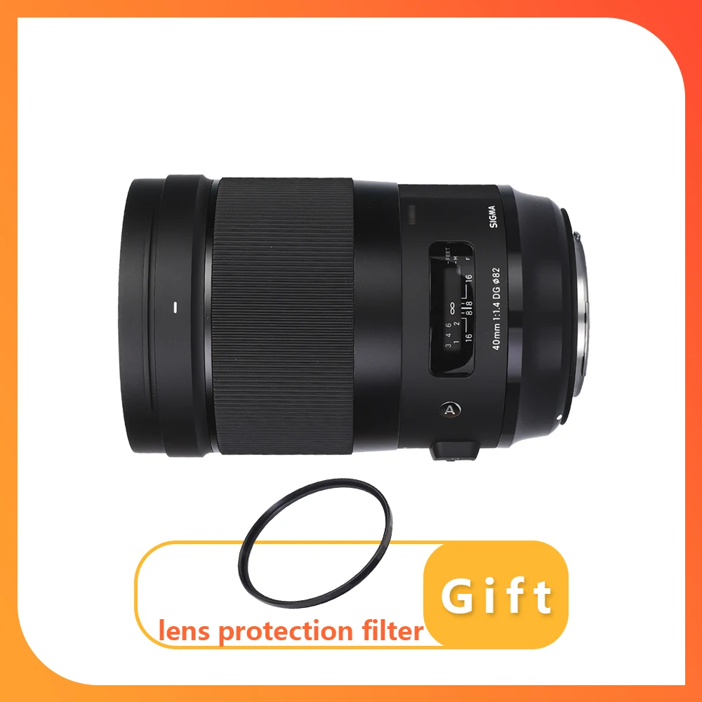 Sigma 40Mm F1.4 Dg Hsm Art Lens Full Frame 40Mm F1.4 Obiettivo Primario Per Montaggio Canon O Nikon Mount O Sony E Mount