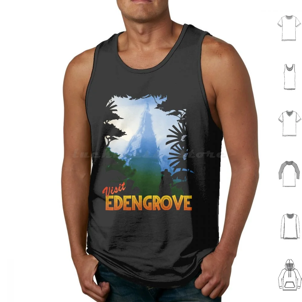 Visita Edengrove-New World Tank Tops Print Cotton New World Marauder Syndicate Covenant Mmorpg Gamer Game Pc Geek