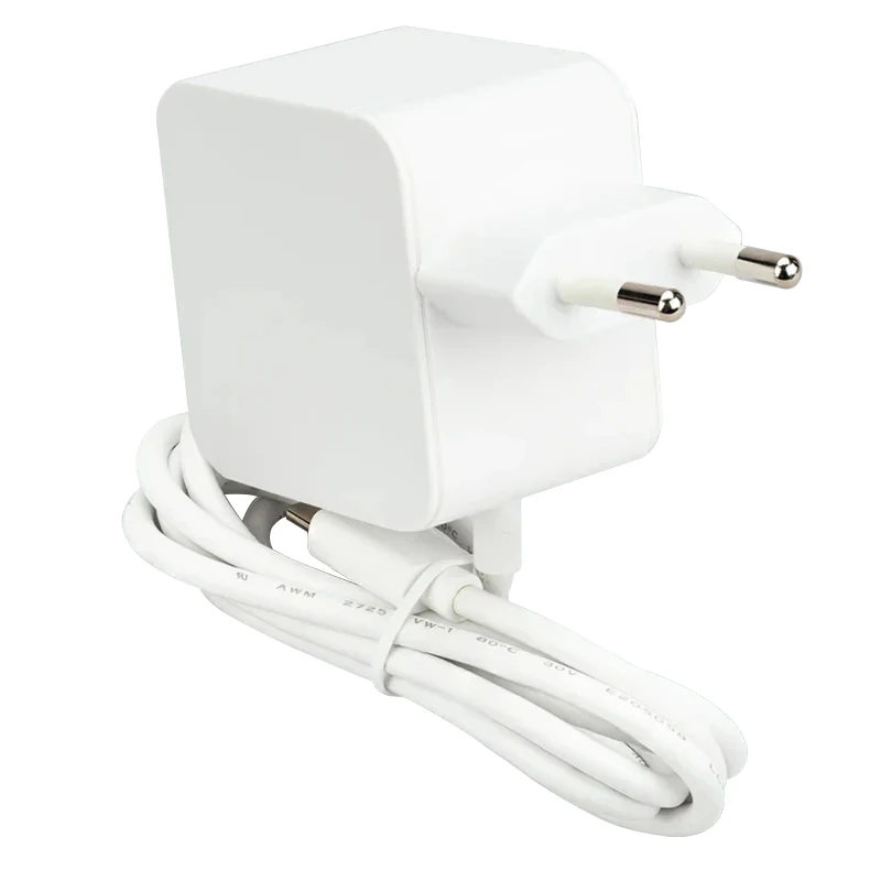 Köztisztviselő Málna Pi 27W USB-C áram Ajánlattétel 5.1V 5A Összeegyeztethető számára Palládium töltés Európai Unió Mi Egyetemes kongresszus dugasz számára Málna Pi 5