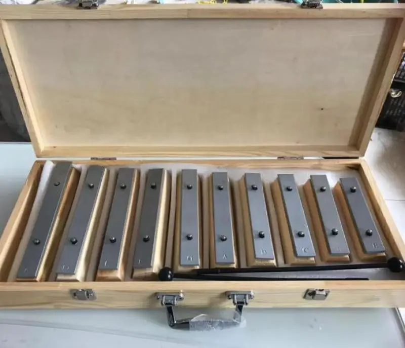 

Перкуссионный инструмент Orff, 10 тонов, деревянная шкатулка, музыкальный кирпич, детский профессиональный музыкальный вспомогательный инструмент для раннего обучения