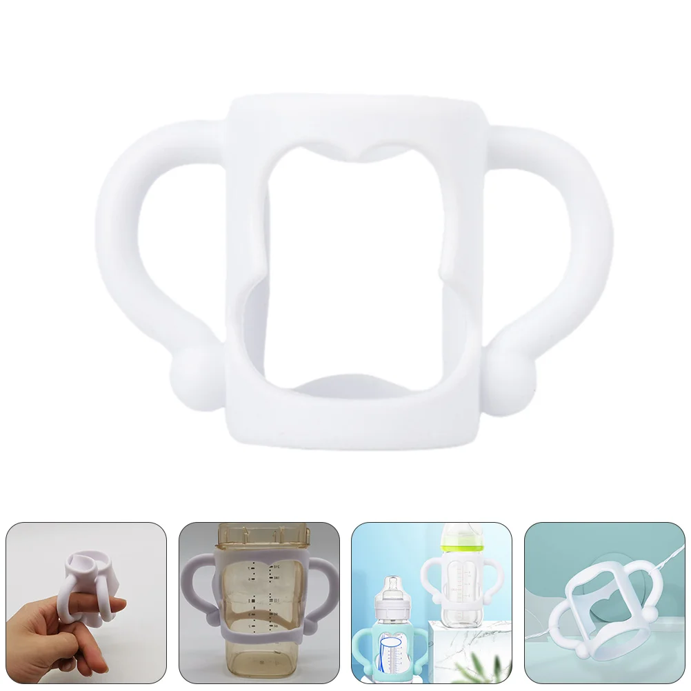 2 Pcs Bottle Handle Feeder Baby Handles Non-slip Accessory Feeding Milk Bottles