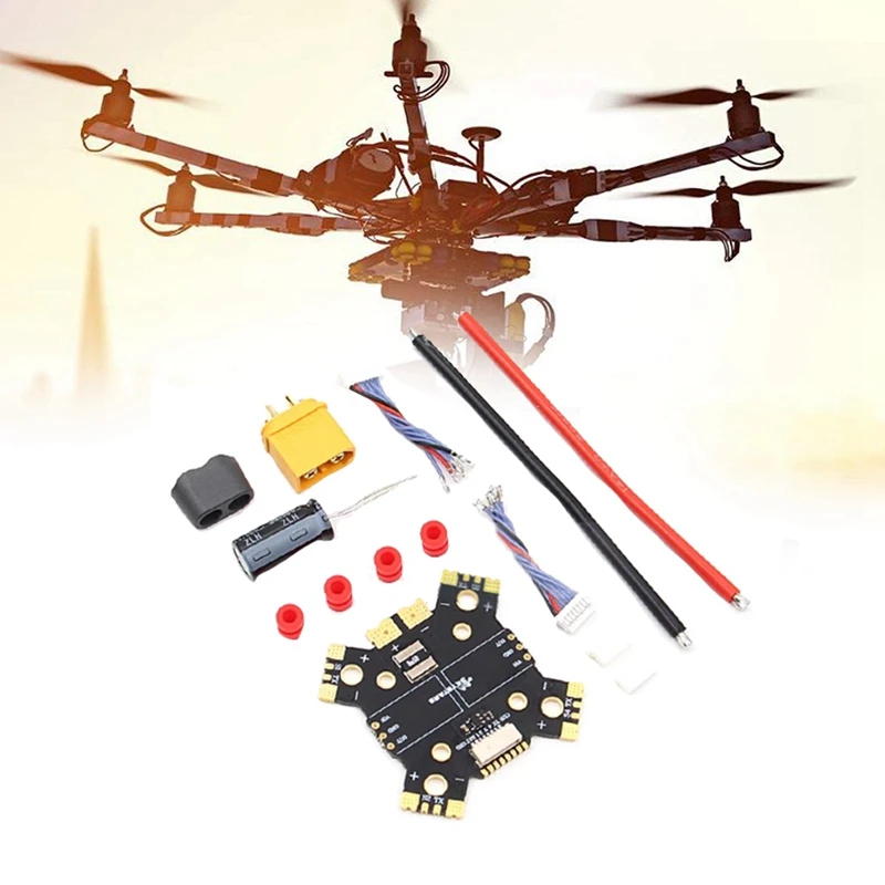 SKYSTARS PDB XT60 전원 분배 보드, FPV 드론 쿼드콥터, PDB XT60 전원 허브용, 4X25A, 4X30A
