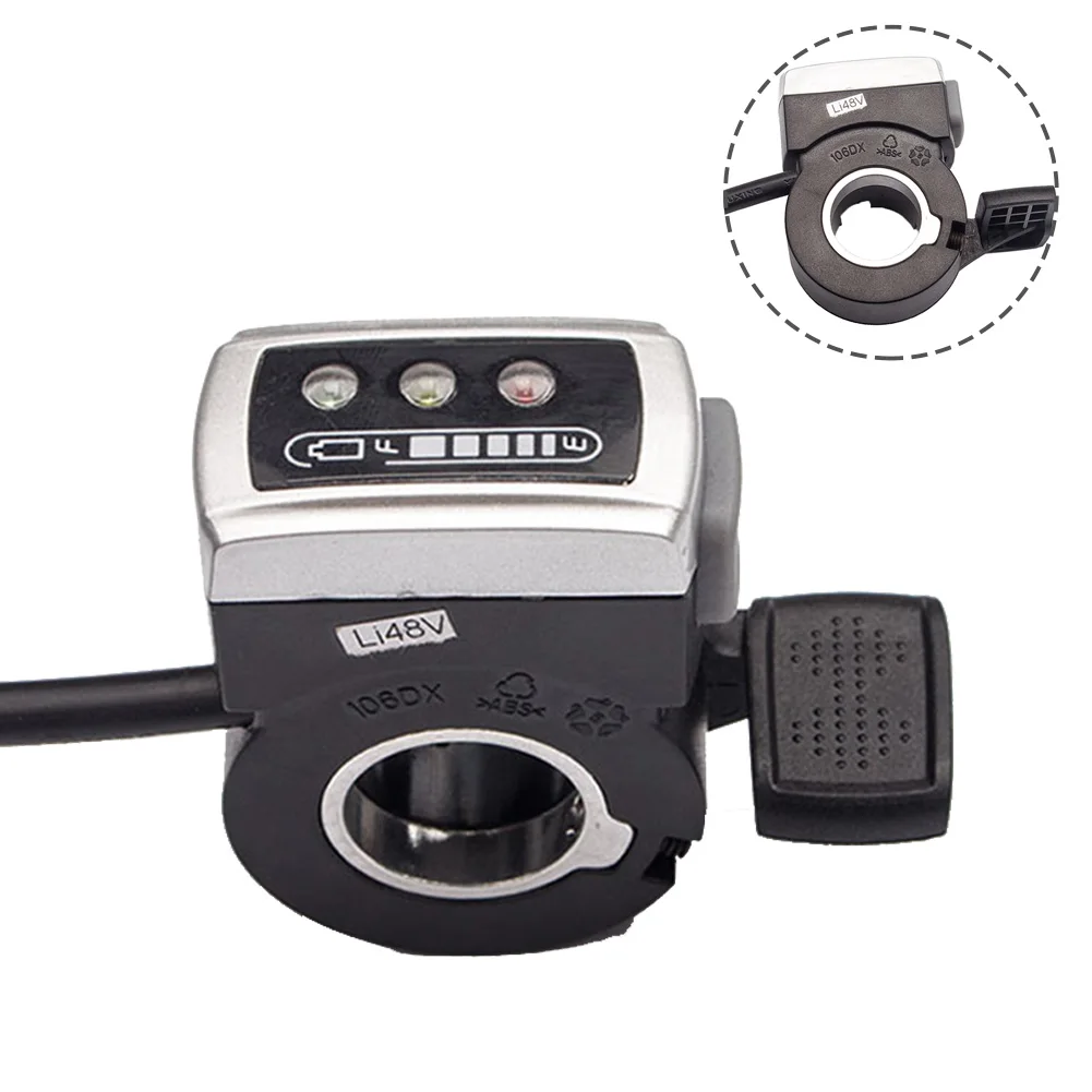 

Прочная заслонка дроссельной заслонки для пальцев 0,8-4,2 в 150 г 160 мм длина кабеля 22,5 мм внутренний диаметр черный + Серебряный Простой в установке велосипед