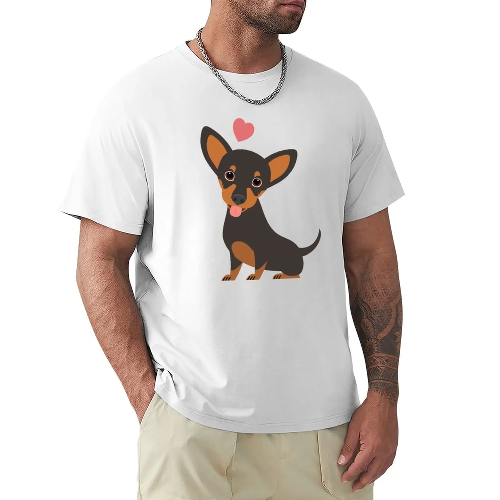 

Футболка с надписью «LOVE Black and Tan» для занятий спортом
