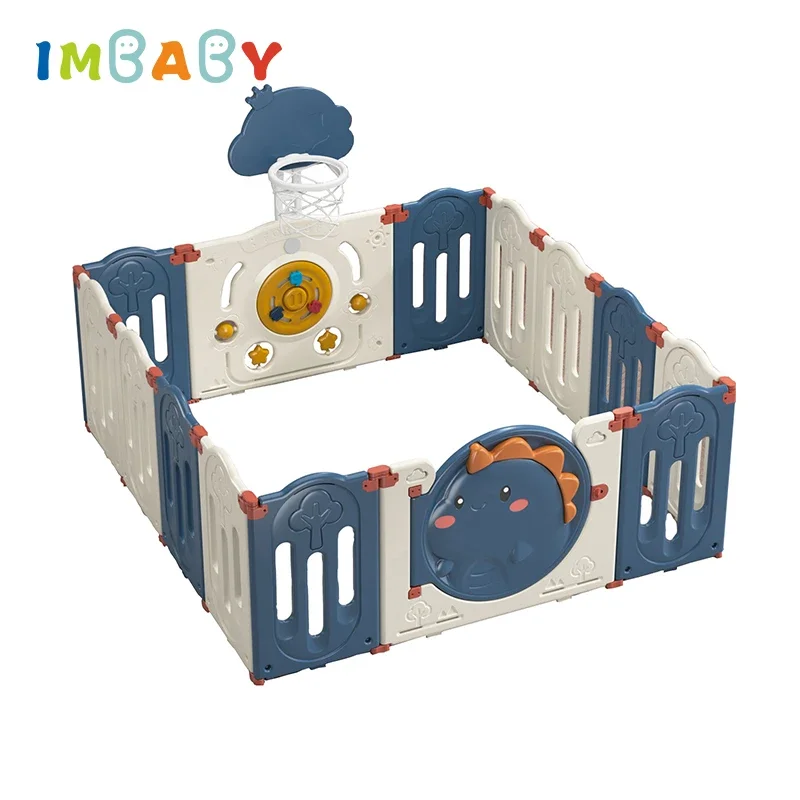 Children's Play Fence Folding Baby Indoor Home Crawling Pad Anti Guardrail Learning Walking Safety Fence Toy Retractable Ate