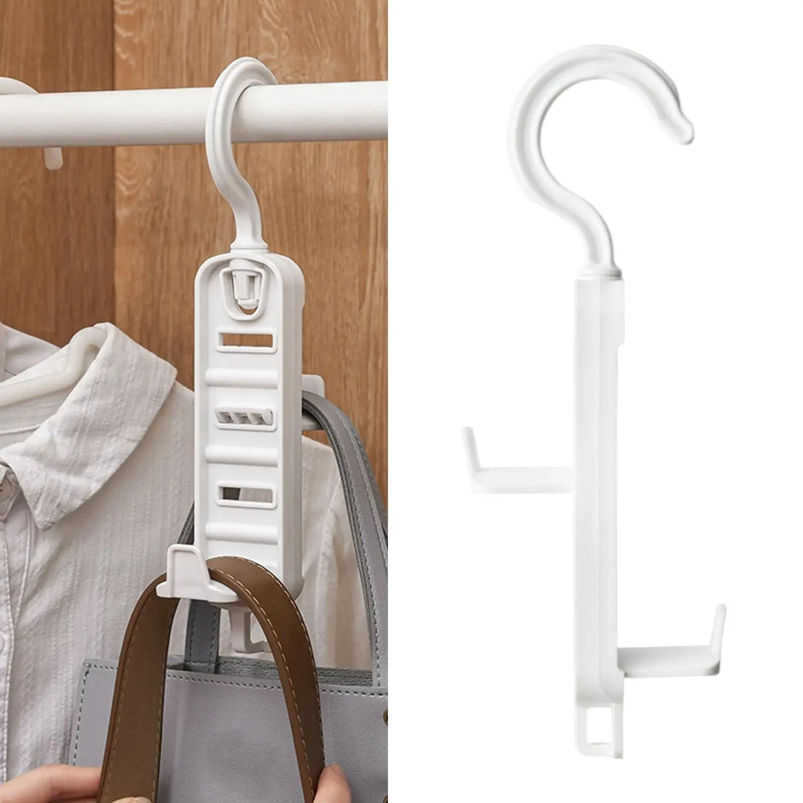 Premium Rotating Hook Adjustable Hanger Storage coat hanging Lightweight Storage 3