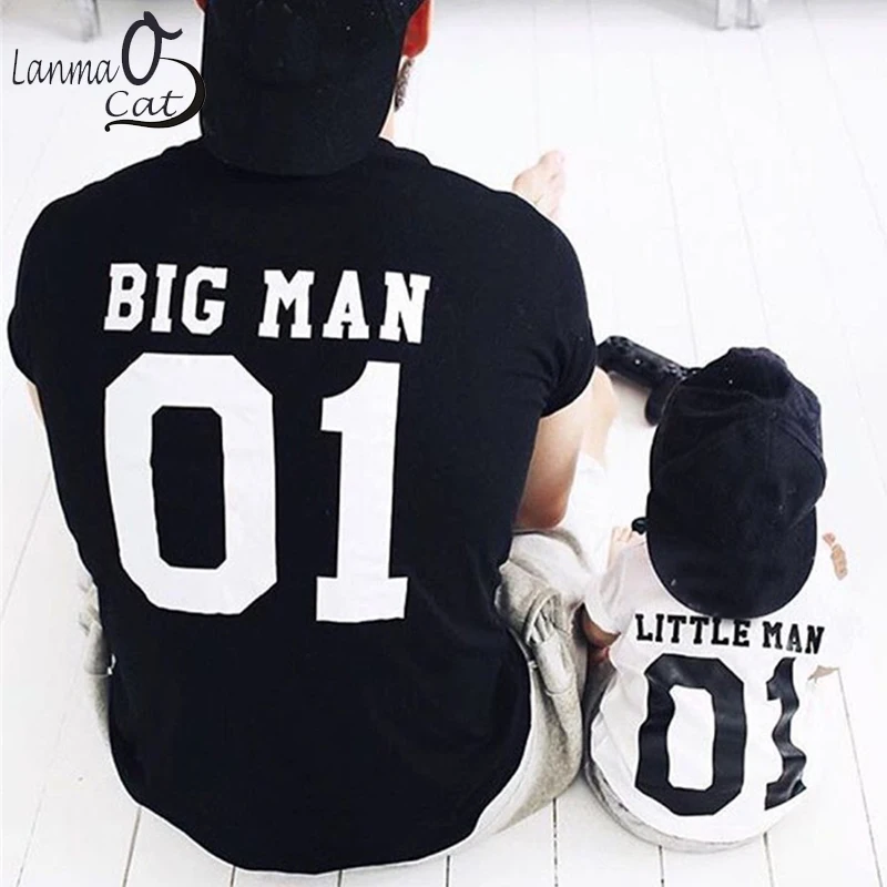 Customized Cotton Family Matching Clothes Mom Daughter Son Dad Personalized Printing T shirts For Aldults and Children 3