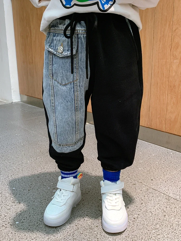 Boys Pants Korean-Style Casual Big Boy Baby Autumn Children's Garment
