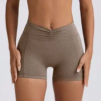SEEKSUC Women's Yoga Suits Quick Drying Leggings Gym Shorts Nude Hanging Neck Bra Running Gym Exercise Sets - Image 6