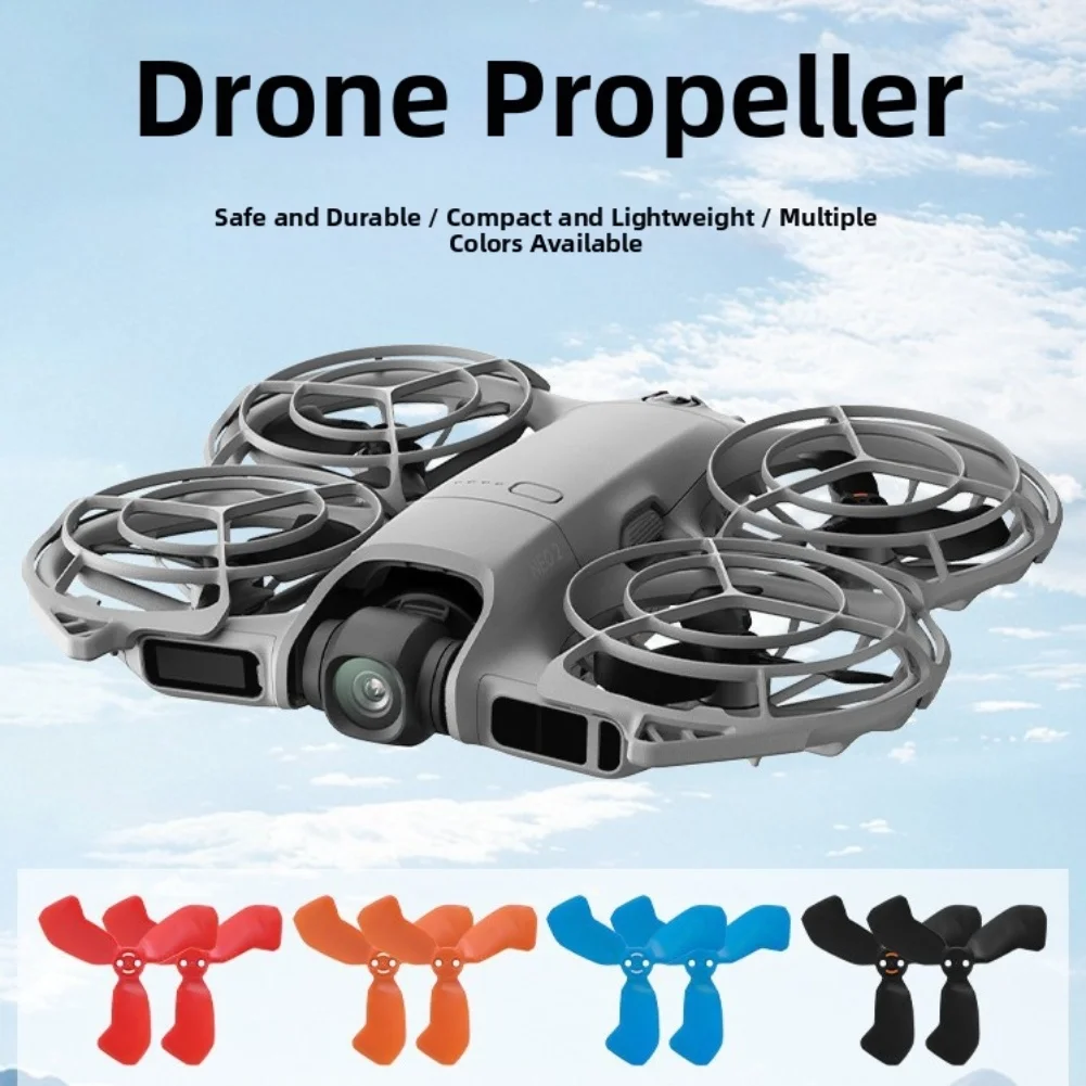 DJI NEO 2용 3엽 프로펠러, 블레이드용 패들, 다채로운 프로펠러 액세서리, 저소음 프로펠러 교체 부품