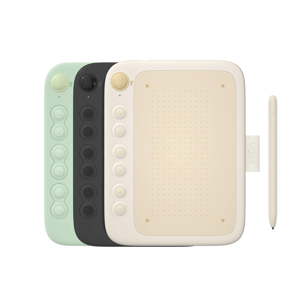 Ugee Q6 6*4 inch Graphics Tablet Digital Pen Tablets with Tilt Function 6 Express Keys 8192 Levels for Android mac Windows