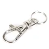 10PC Silver Swivel Trigger Clips Snap Lobster Clasp Hook Bag Key Ring Hooks Gift 5