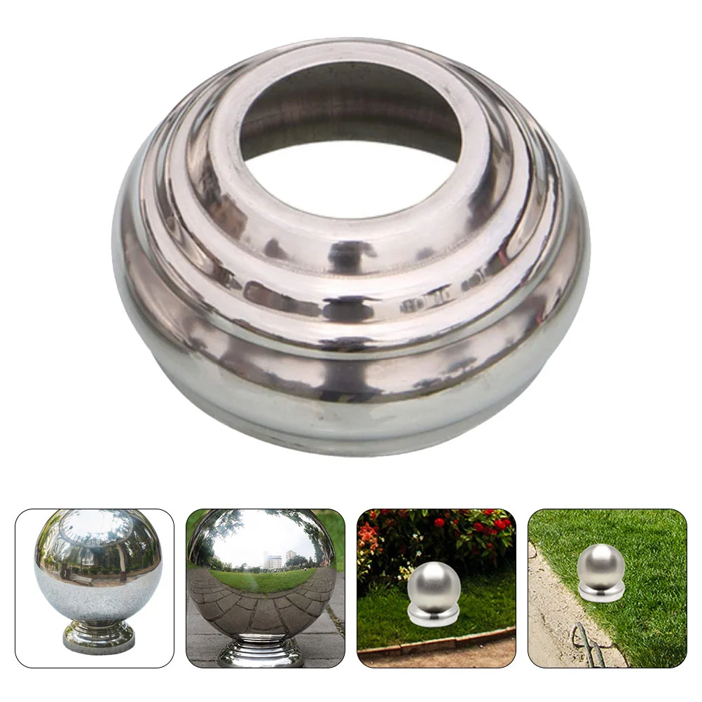 

Garden Ball Base Decor Shelves Multi-function Holder Decorate Porch Metal Stand Stainless Steel Sphere Floor