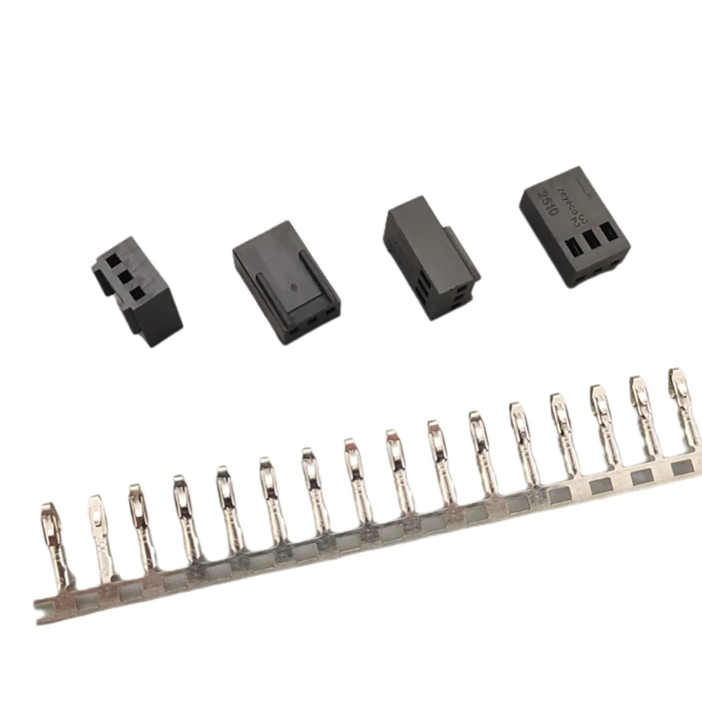 50pcs KF2510-3P 2.54mm PCB Header 3-Pin Connector Crimp Terminal - Foto 6