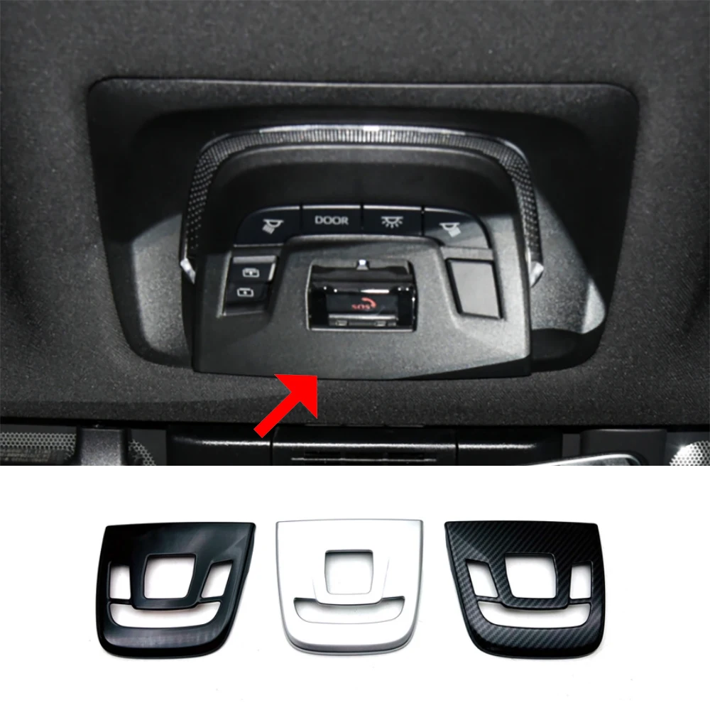 

For 2022-2023 Subaru Solterra Overhead Dome Light Bezel Trim Moulding Carbon Fiber Styling