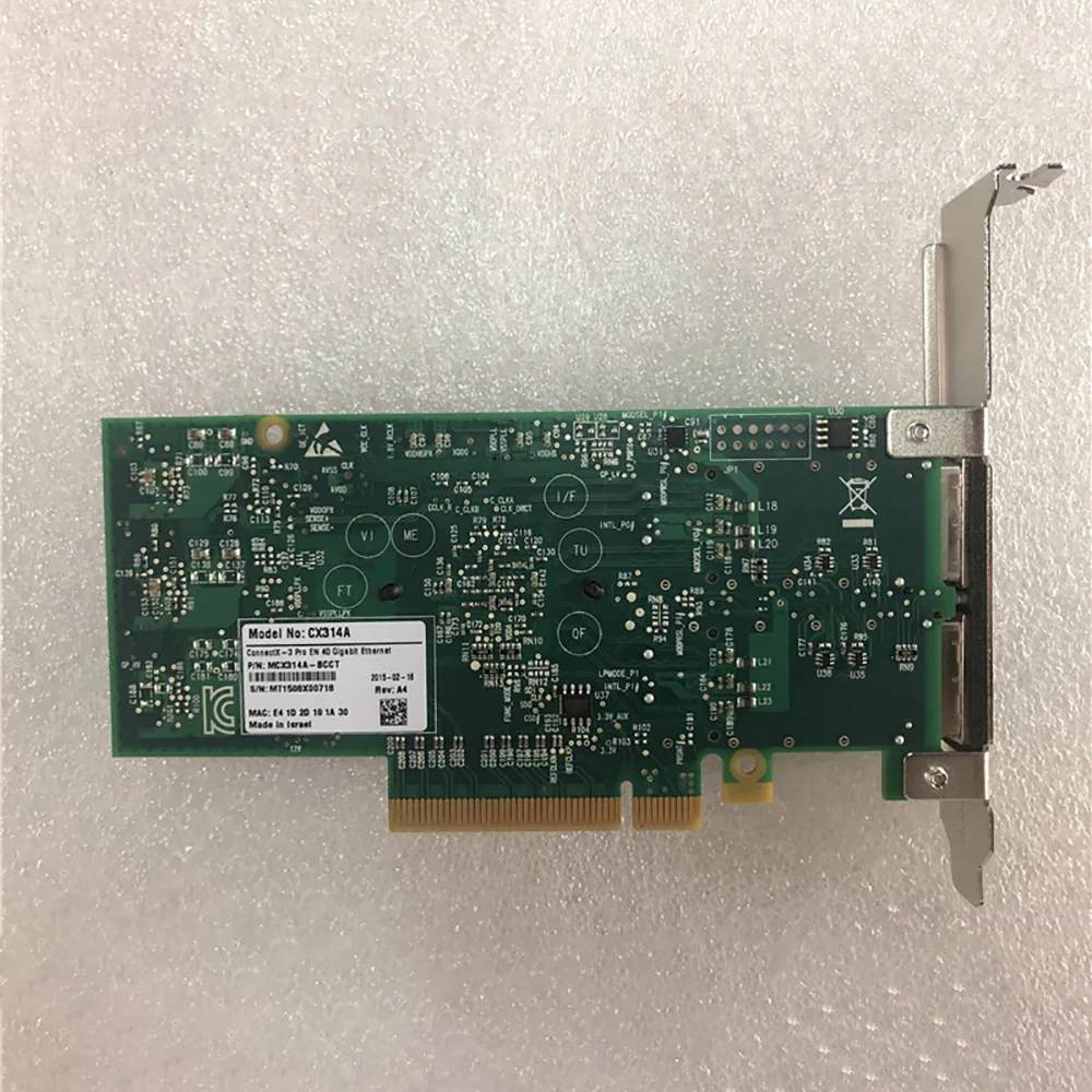 For Mellanox ConnectX-3 Pro EN Dual Electrical Ports 40G Ethernet card MCX314A-BCCT CX314A 4 For Mellanox ConnectX-3 Pro EN Dual Electrical Ports 40G Ethernet card MCX314A-BCCT CX314A - Image 2